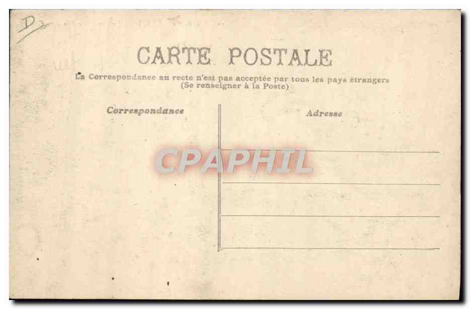 CPA Ane Mule Ile de Re Ars La peche aux crevettes — Rückseite