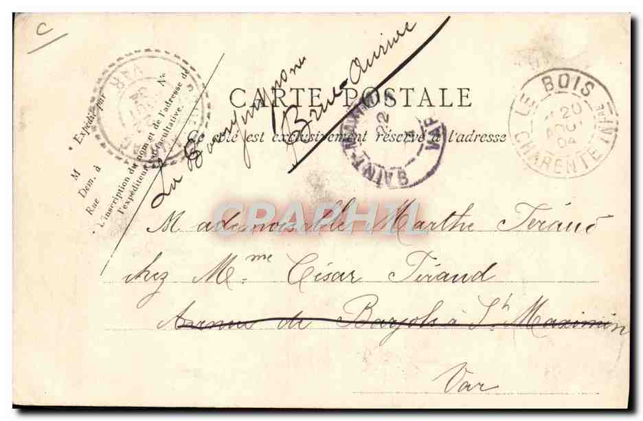 CPA Ane Mule Ile de Re Femme rhetaise partant aux champs  — Rückseite