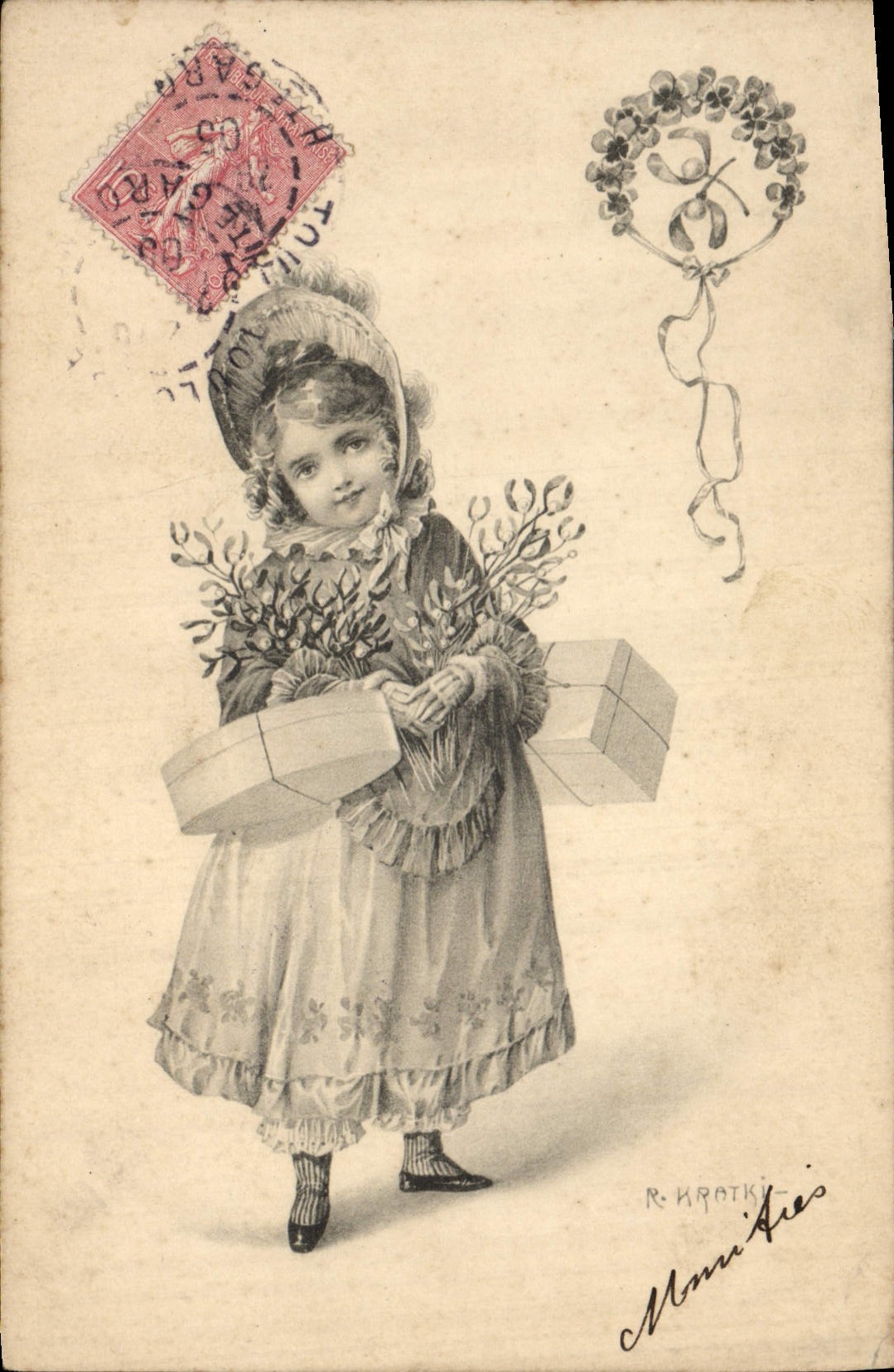 CPA Fantaisie Illustrateur Enfant