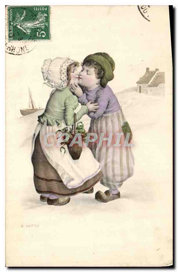 CPA Fantaisie Illustrateur Enfants Folklore