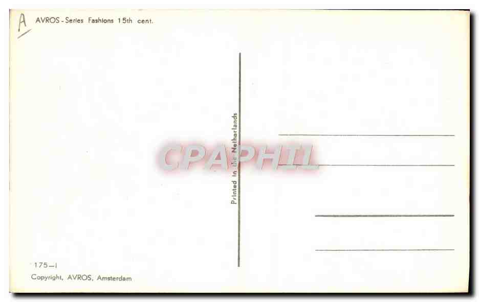 CPA Fantaisie Illustrateur Femme Avros  — Verso