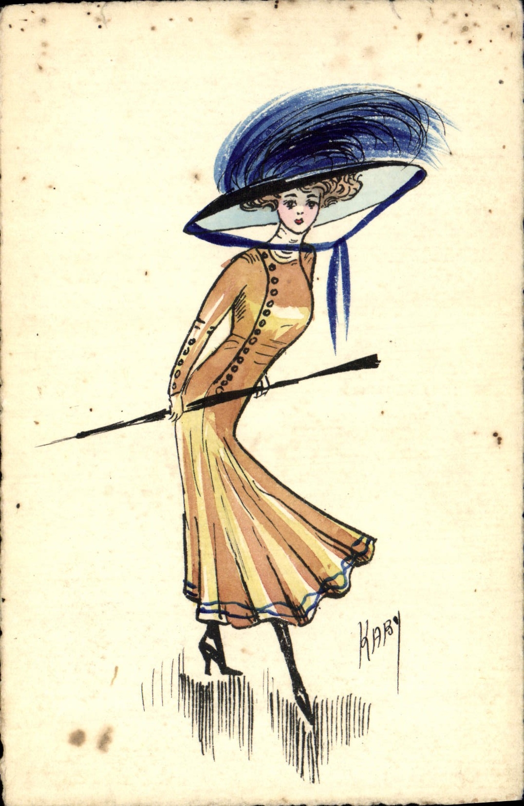 CPA Fantaisie Illustrateur Femme Hary
