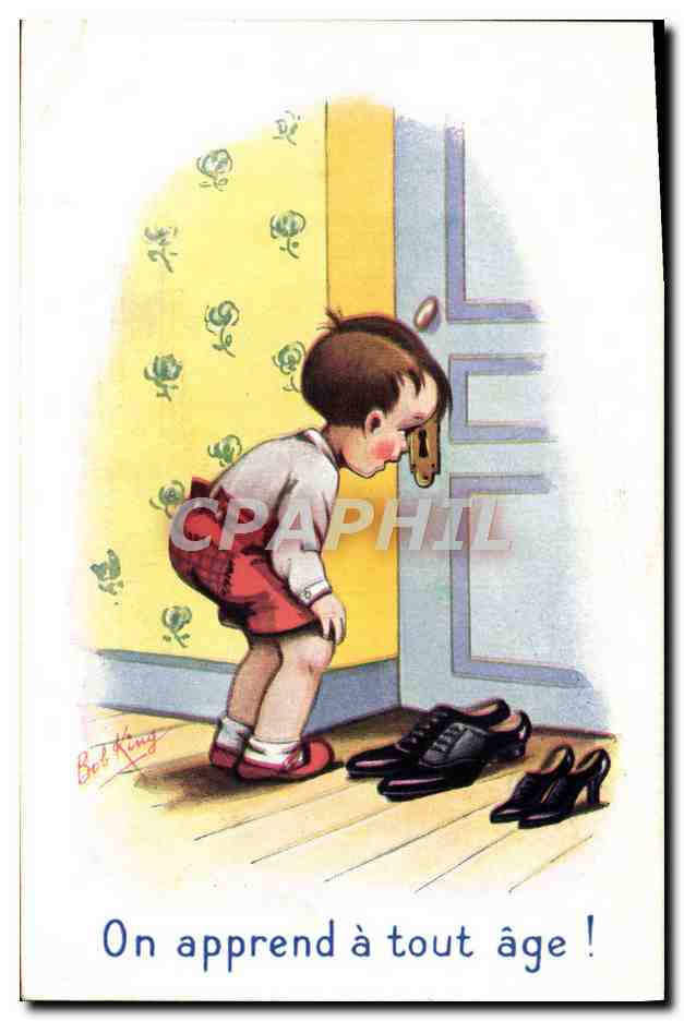 CPA Fantaisie Illustrateur Enfant Bob King