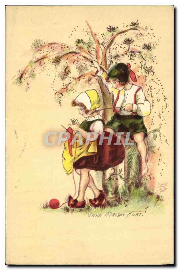 CPA Fantaisie Illustrateur Enfants