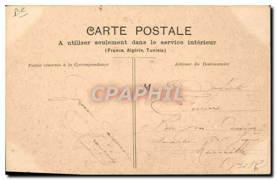 Caricature d'un homme avec un squelette — éditeur Dépôt P. & Cie, n° 7 — Verso