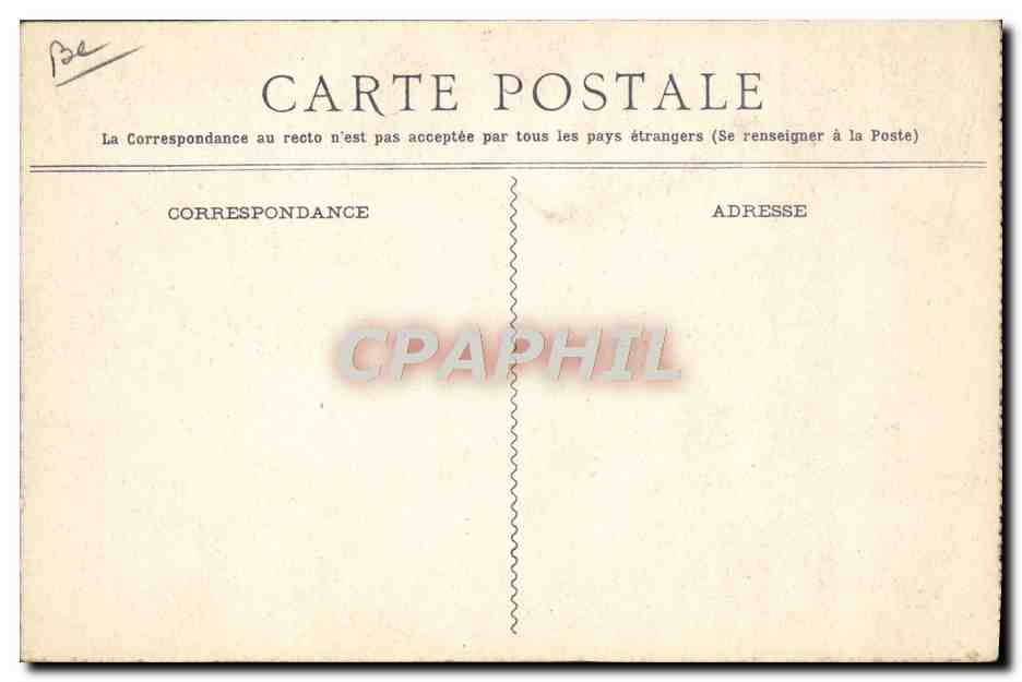 CPA Folklore Chemins de fer de l'Ouest Normandie Bretagne Mont Saint Michel Londres Ile de Jersey Train — Verso