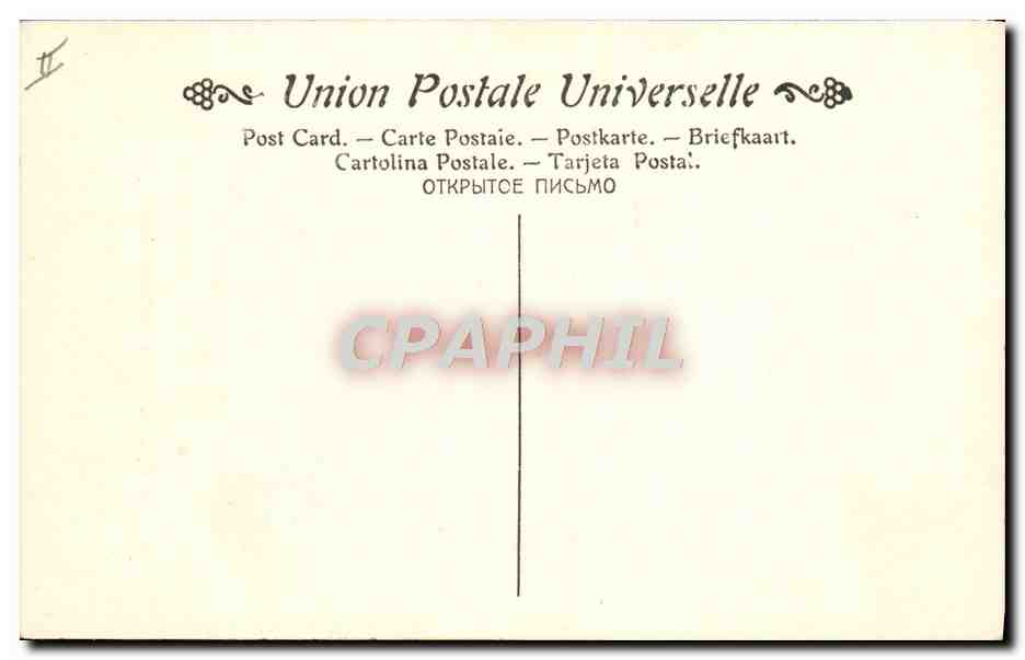 CPA Folklore Guillou Arrivee du pardon de Sainte Anne Musee du Luxembourg Paris  — Rückseite