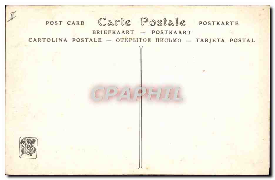 CPA Folklore Salon de 1913 Charles Riviere Coin de Marche Bretagne — Rückseite