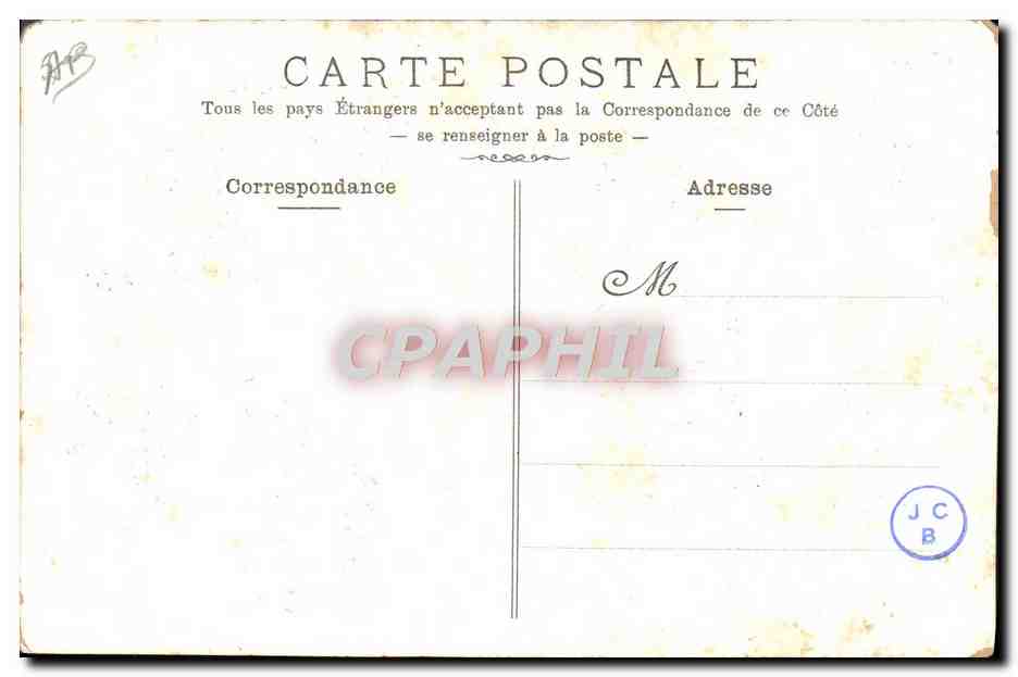 CPA Folklore Bretagne Chat Morbihan — Verso
