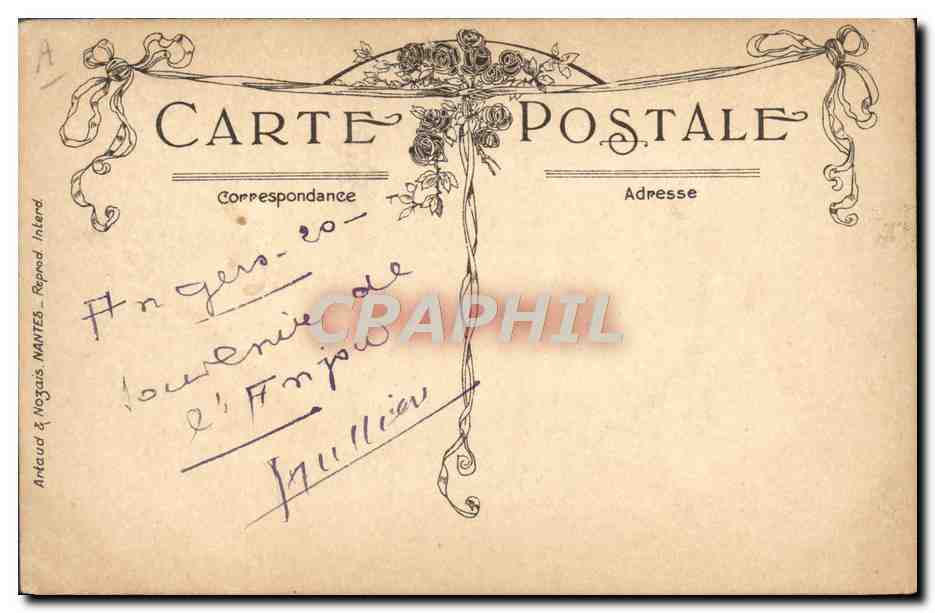 CPA Folklore Qui s'y frotte s'y pique Bretagne  — Verso