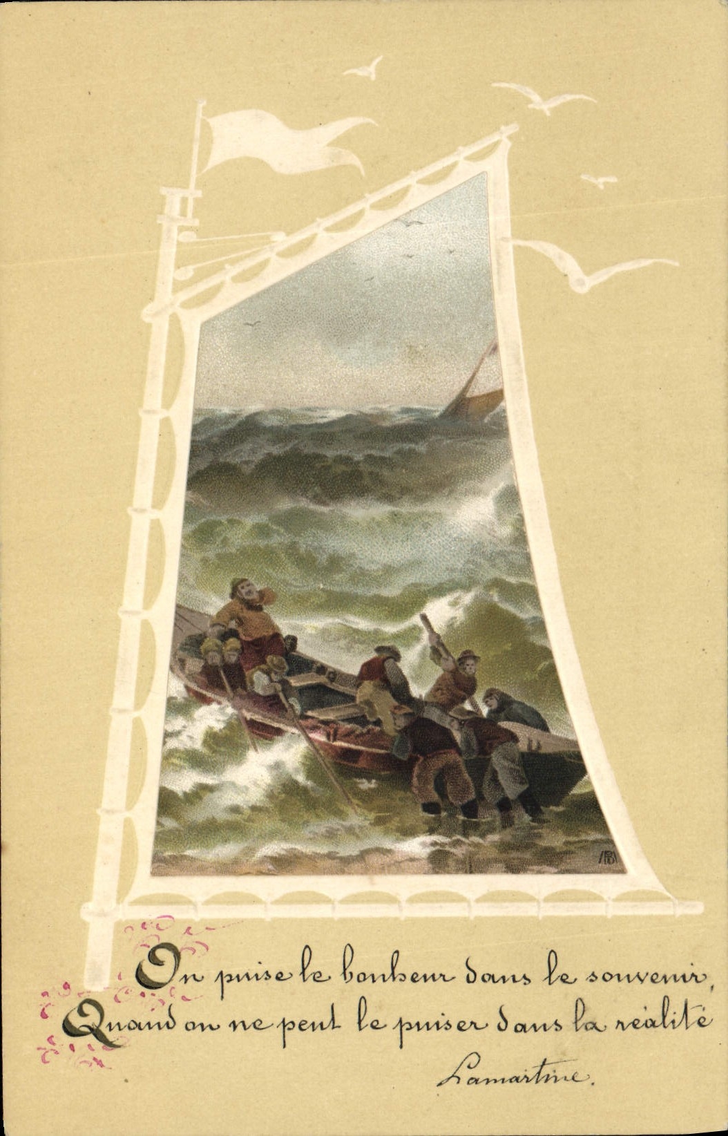CPA Bateau Marin Peche 