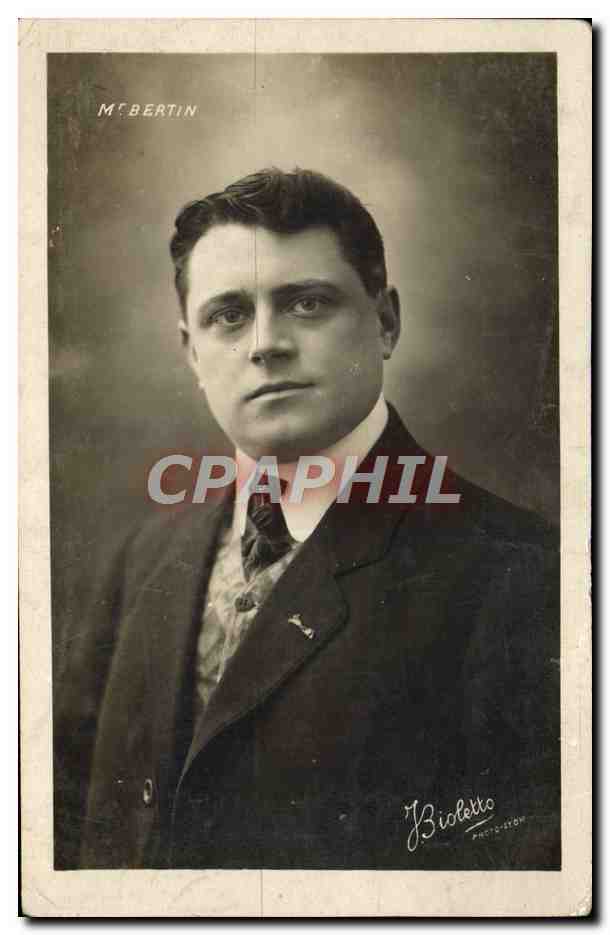 M. Bertin — portrait — J. Bioletto, Paris - Voorkant