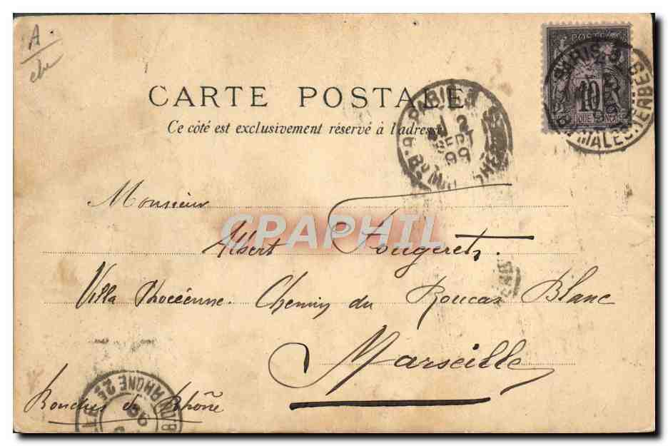 CPA Jules Guerin — Rückseite