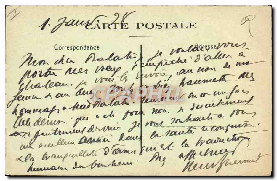 CPA Ligue des Droits de l'homme Docteur Sicard de Plauzoles  — Rückseite