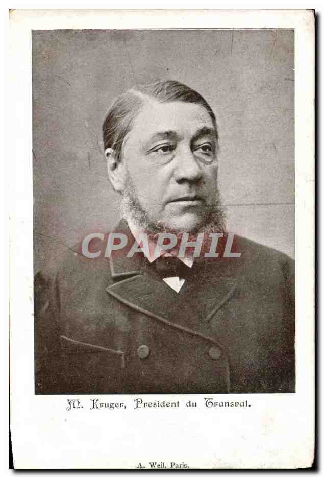 M. Kruger, Président du Transsval — A. Weil, Paris