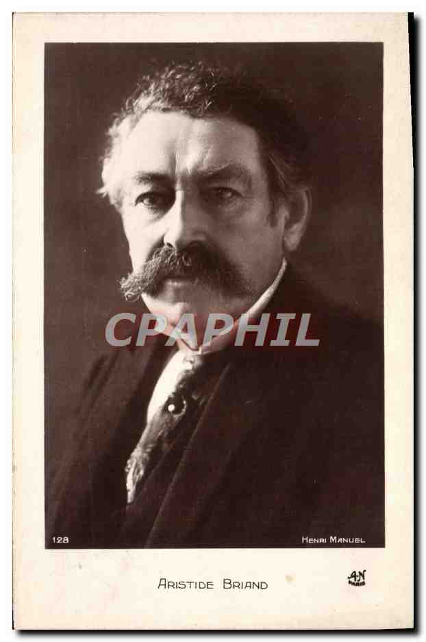 Aristide Briand — portrait — Henri Manuel, n° 128