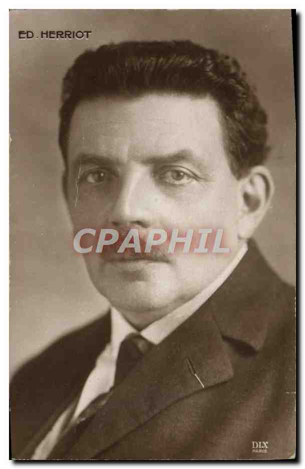 CPA President de la Republique Edouart Herriot 