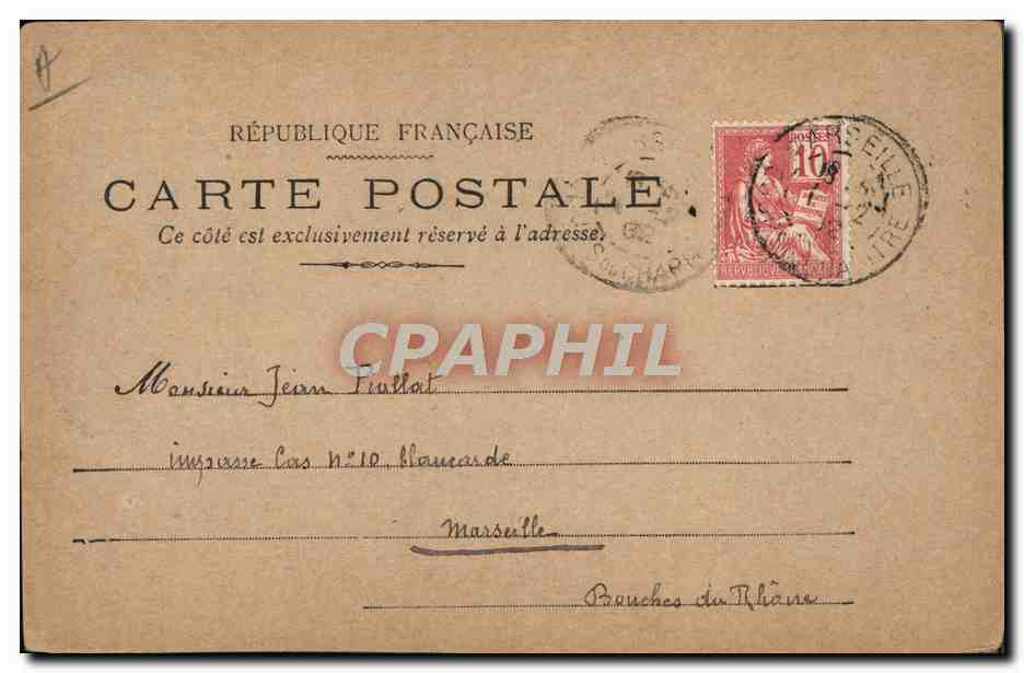 Portrait d'un homme barbu — Photographie Paul Boyer — n°10 — Verso