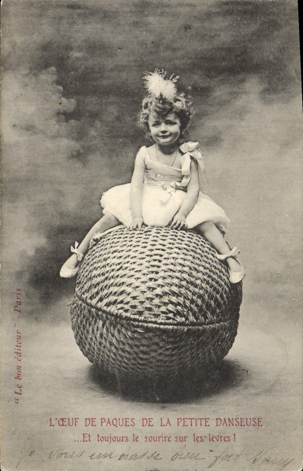 CPA Danse L'oeuf de Paques de la petite danseuse 