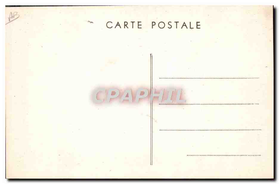 CPA Attelage Abbaye cistercienne de ND des Dombes Marlieux Frere trappiste au labour — Rückseite