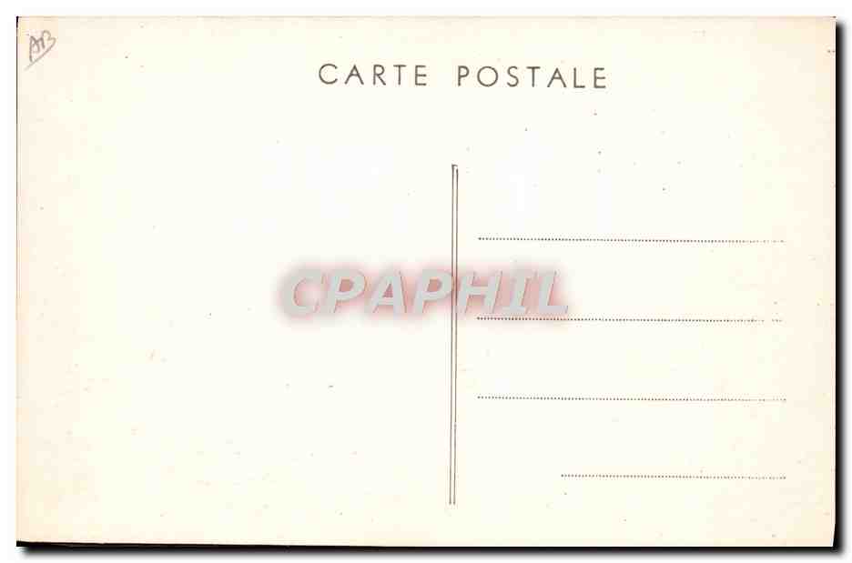 CPA Attelage Abbaye cistercienne de ND des Dombes Marlieux Frere trappiste au labour — Rückseite