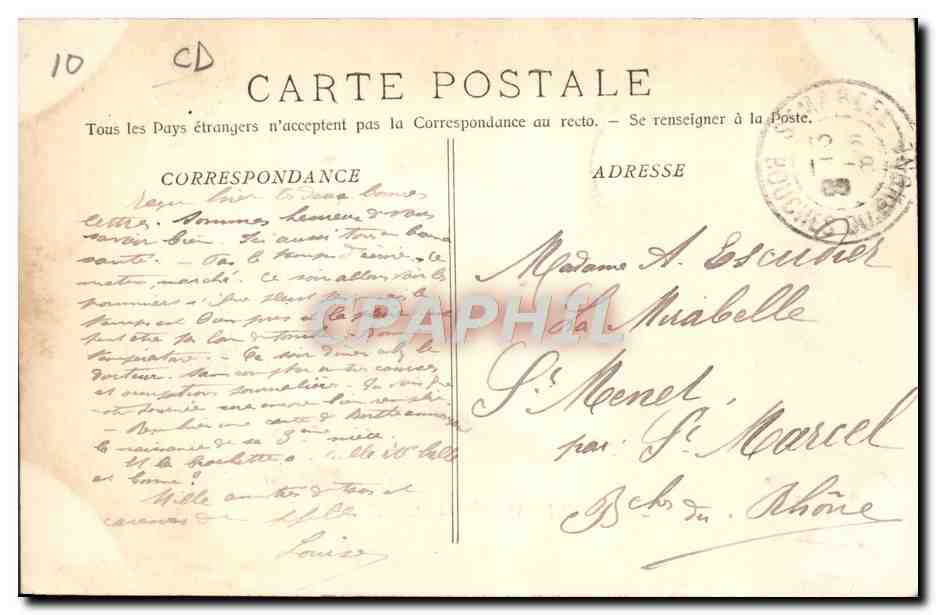 Vichy - 57 - Wielki Break wycieczek — BANNERIE LOISIR DE VOITURES — Rewers