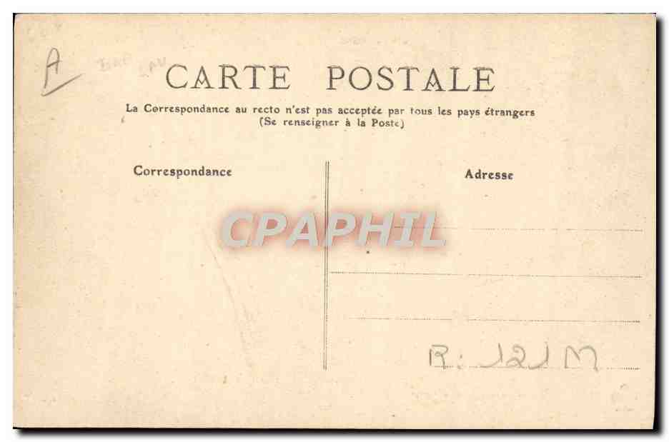 CPA Attelage Auvergne Attelage Auvergnat — Rückseite