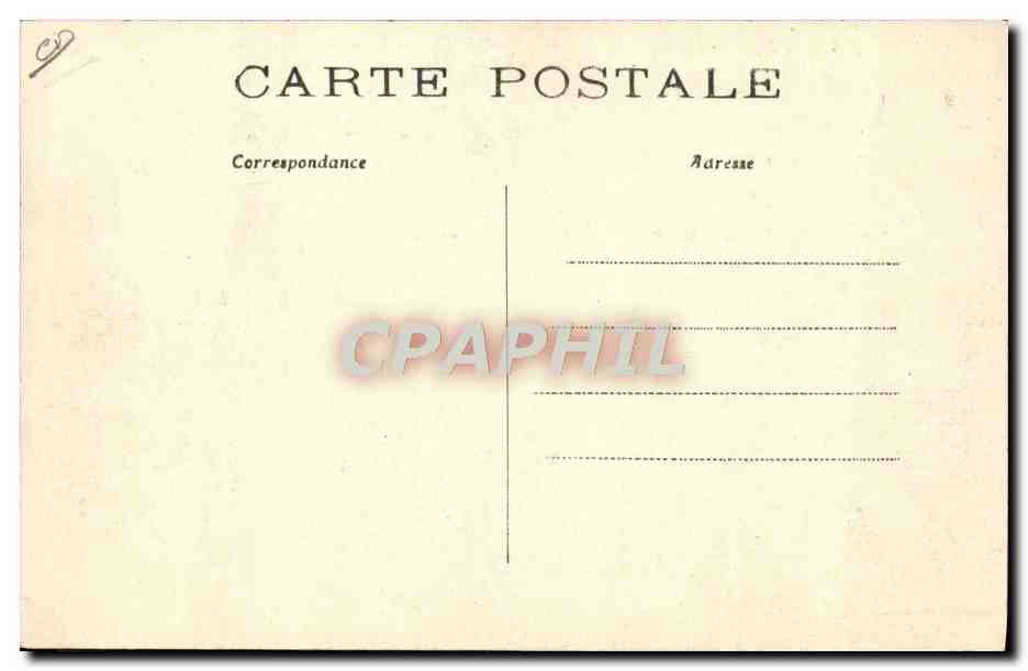 Inondations de Janvier 1910 - Gare St-Lazare, Place de Rome — C.M. — Verso