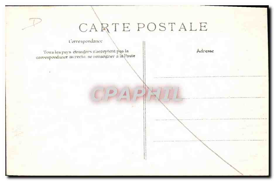 CPA Paris Crue de la Seine 29 janvier 1910 Gare Saint-Lazare Pompes d'epuisement — Rückseite
