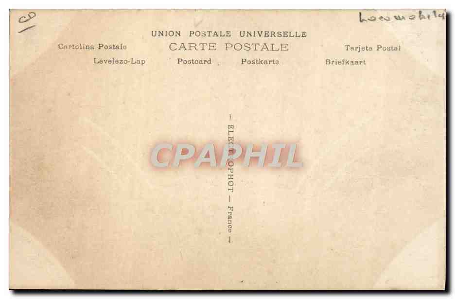 Crue de la Seine — Janvier 1910 — Paris, devant la Gare Saint-Lazare — Verso