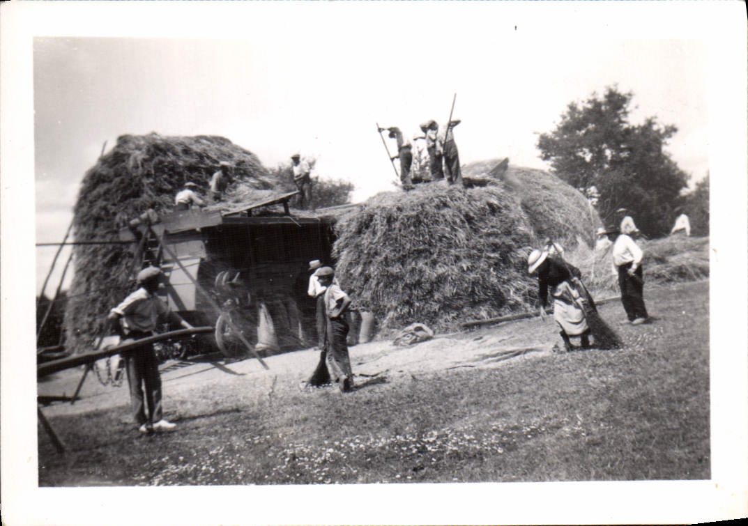 Photo Locomobile Machine des les champs 