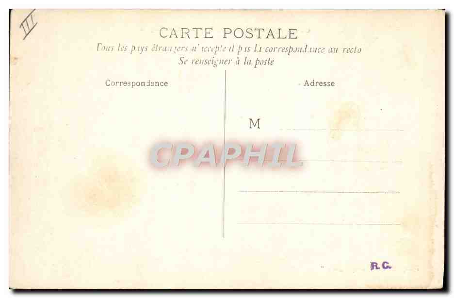 Paquebot "Espagne" — Compagnie Générale Transatlantique — éditeur non identifié — Verso