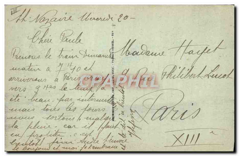 Saint-Nazaire — Le paquebot « Espagne » — JND, n°48 — Verso