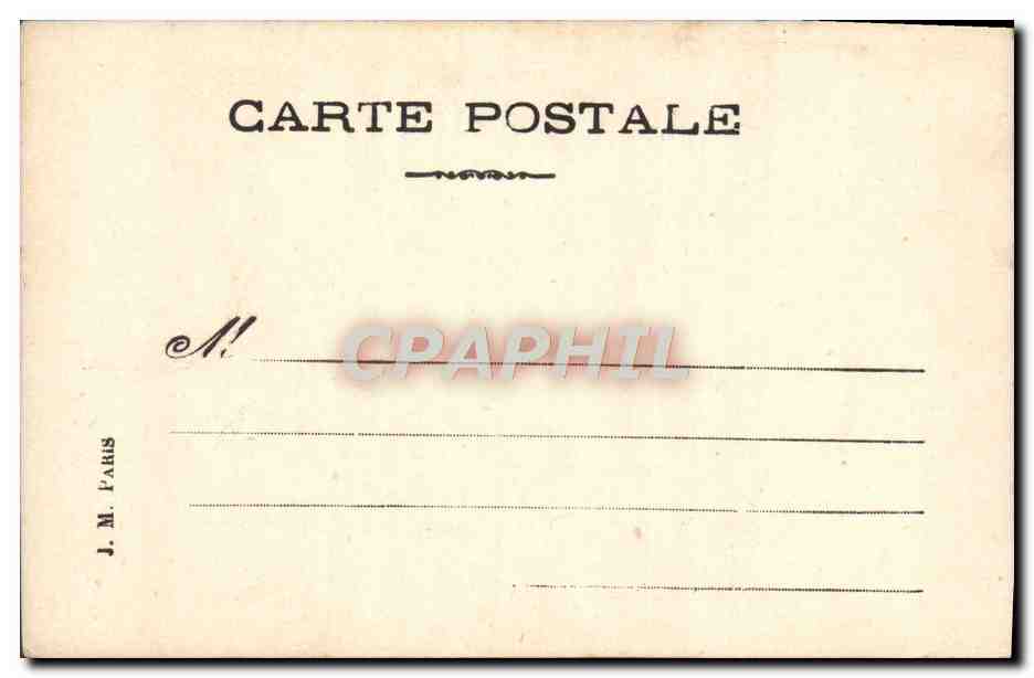 CPA Fantaisie Femme  — Rückseite