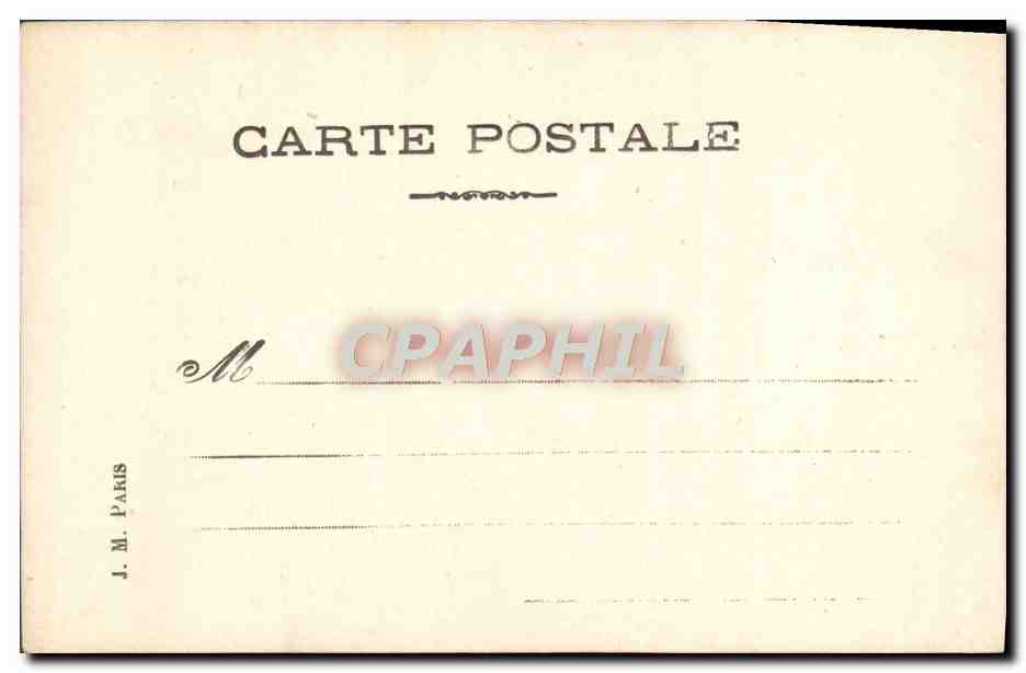 CPA Fantaisie Femme  — Verso