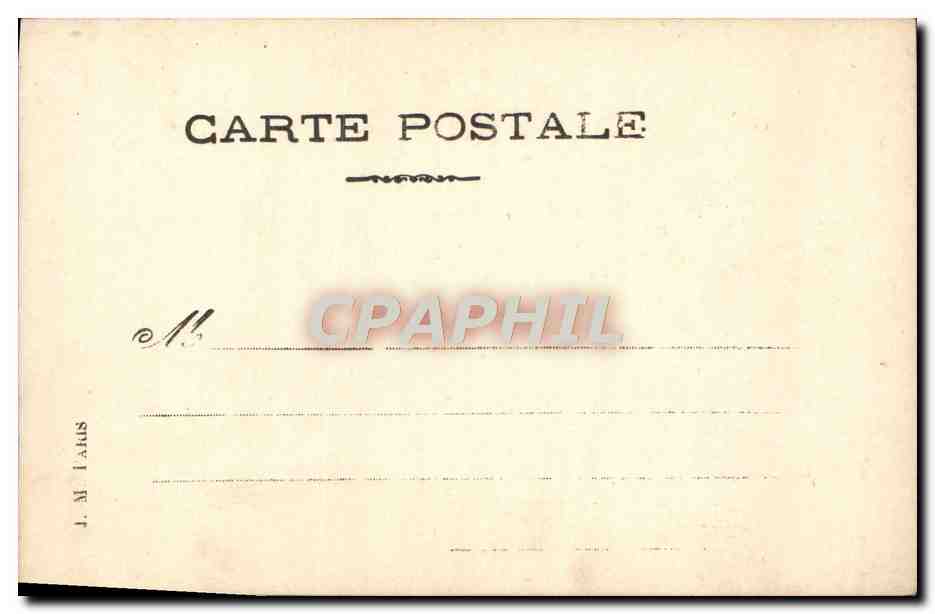 CPA Fantaisie Femme  — Rückseite