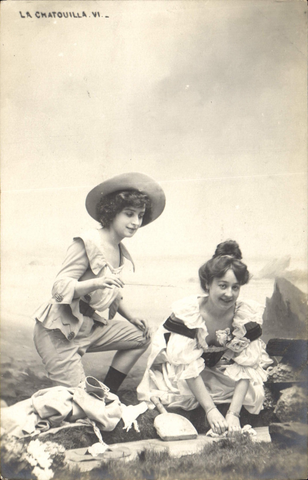 CPA Fantaisie Femme 
