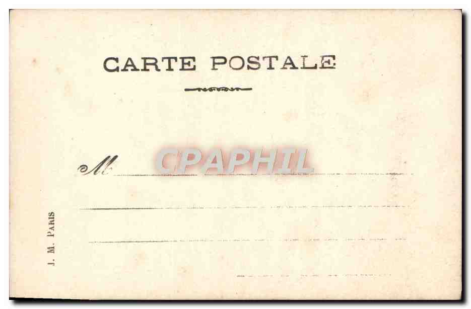 CPA Fantaisie Femme  — Rückseite