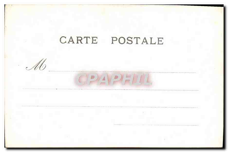 CPA Fantaisie Femme  — Rückseite