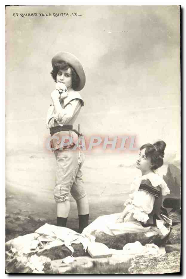 CPA Fantaisie Femme 
