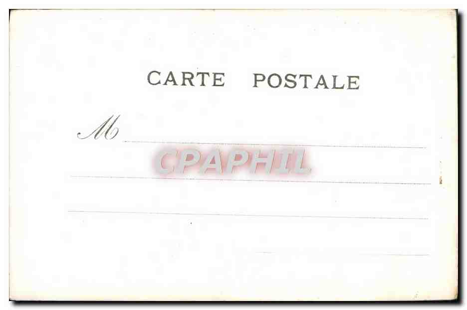 CPA Fantaisie Femme  — Verso