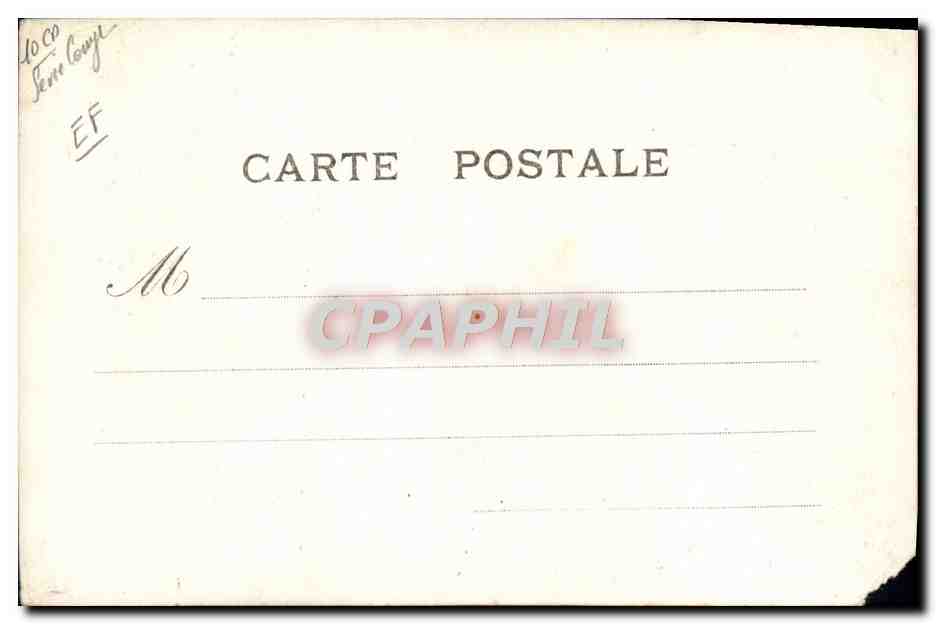 CPA Fantaisie Femme  — Verso