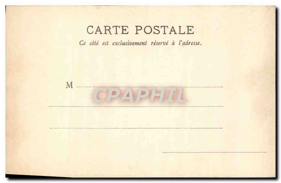 CPA Fantaisie Enfants — Rückseite