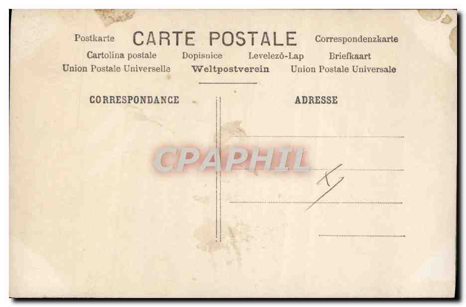 CPA Maillot de Bain Folklore Femme  — Rückseite