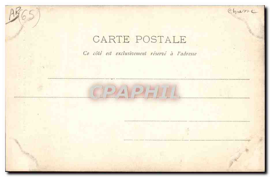 CPA Ours Pyrenees Chasseur d'ours Vallee d'Ossau Chasse — Rückseite