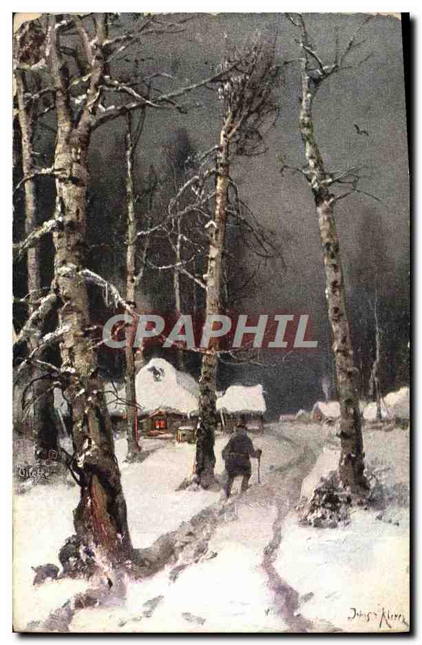 CPA Fantaisie Illustrateur Julius Von Klever Russie Russia