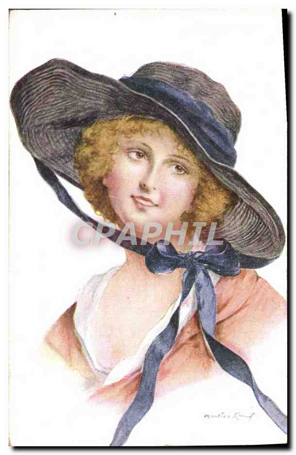 CPA Fantaisie Illustrateur Femme
