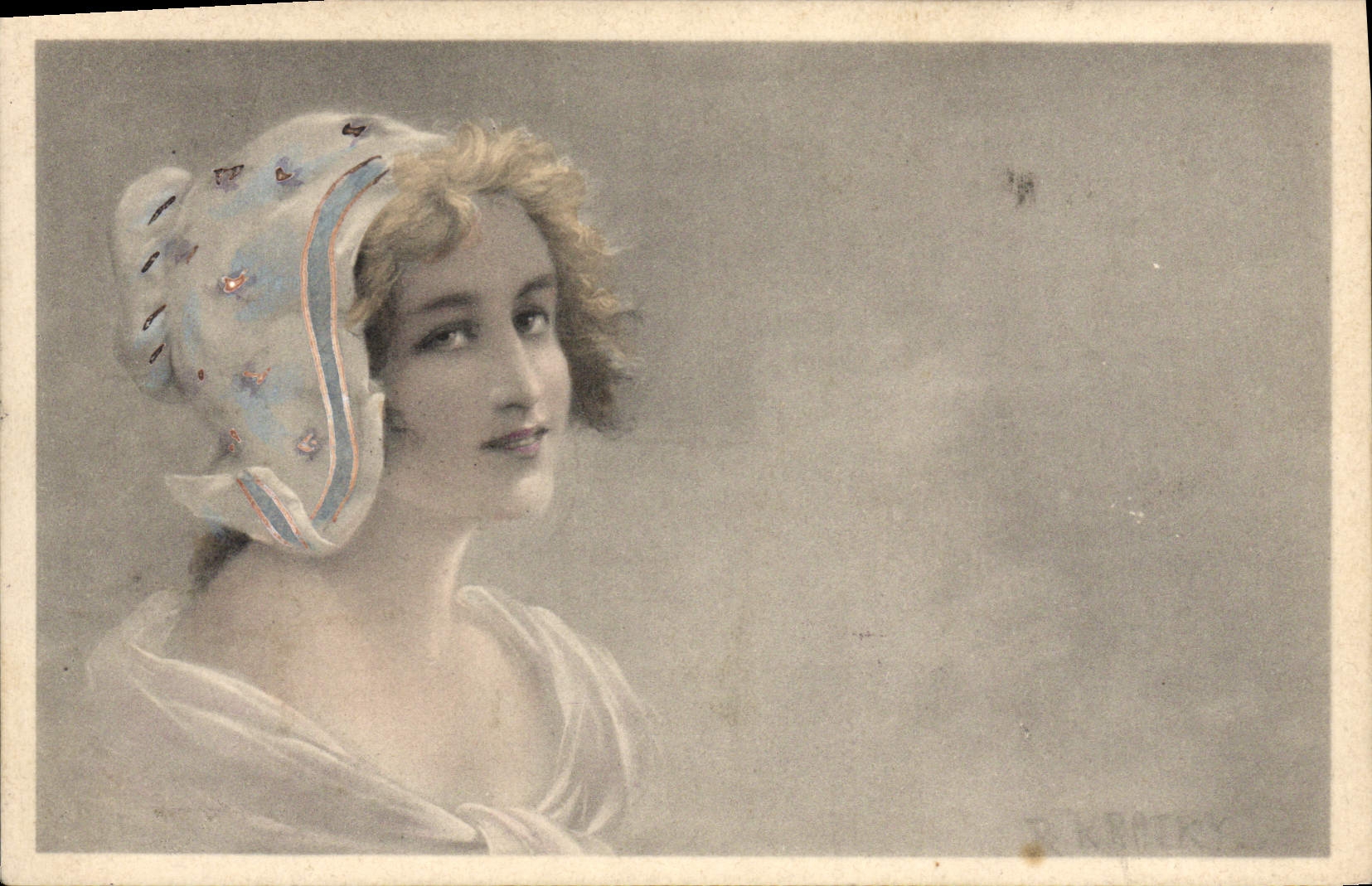 CPA Fantaisie Illustrateur Femme