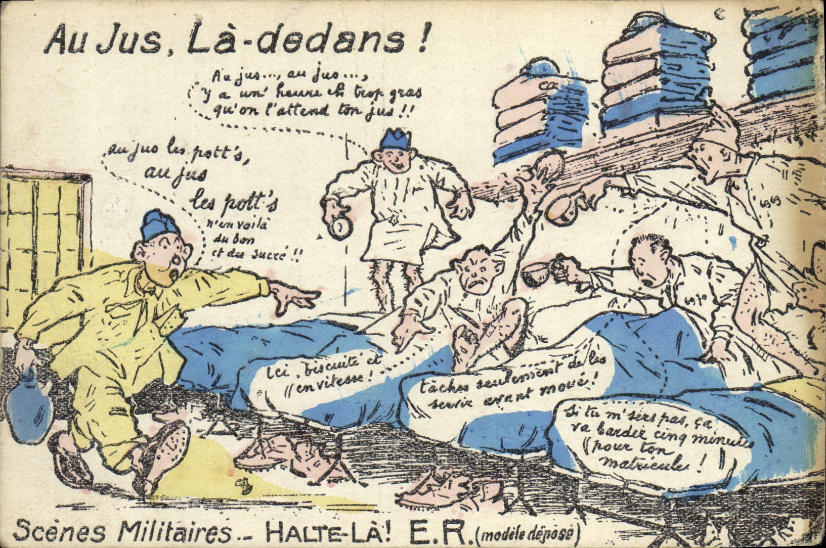 Scènes Militaires — HALTE-LÀ! E.R. (modèle déposé)