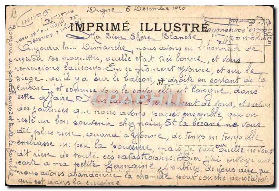 CPA Militaria Emprunt national 6% 1920  — Rückseite